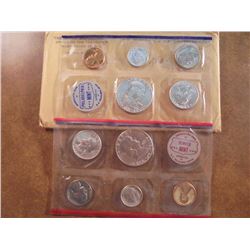 1961 SILVER US MINT SET (UNC) P/D (WITH ENVELOPE)