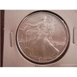 2007 AMERICAN SILVER EAGLE UNC