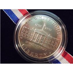1992-D WHITE HOUSE UNC SILVER DOLLAR ORIGINAL US MINT PACKAGING