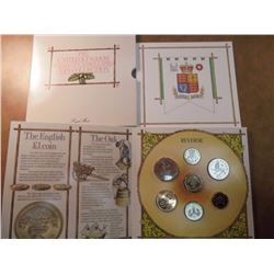 1987 UNITED KINGDOM BRILLIANT UNC COIN COLLECTION ORIGINAL ROYAL MINT PACKAGING