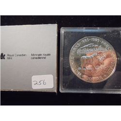 1985 CANADA N.P. PROOF SILVER DOLLAR ORIGINAL ROYAL CANADIAN MINT PACKAGING