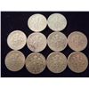 Image 2 : 10 ASSORTED SILVER ROOSEVELT DIMES