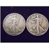 Image 1 : 1943-S & 1944 WALKING LIBERTY HALF DOLLARS