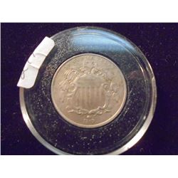 1869 SHIELD NICKEL EXTRA FINE 2015 REDBOOK RETAIL IS $65.00
