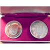 Image 1 : 1966 JERSEY 2 COIN PROOF CROWN SET ORIGINAL MINT PACKAGING