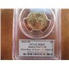 Image 1 : 2011-D GARFIELD DOLLAR PCGS MS65 POS. A 1ST DAY ISSUE