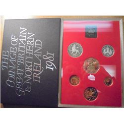 1981 GREAT BRITAIN AND NORTHERN IRELAND PROOF SET ORIGINAL ROYAL MINT PACKAGING