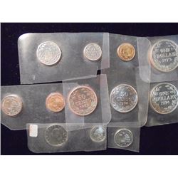 12 ASSORTED LIBERIA PROOF COINS