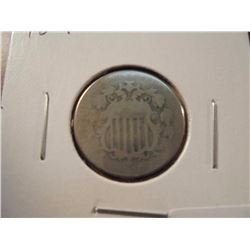 1874 SHIELD NICKEL