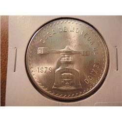 1979 MEXICO SILVER 1 OZ. PESO UNC
