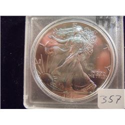 1992 AMERICAN SILVER EAGLE UNC