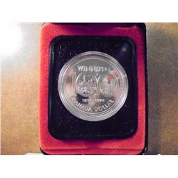 1974 CANADA WINNIPEG PROOF SILVER DOLLAR .3750 OZ. ASW, ORIGINAL ROYAL CANADIAN MINT PACKAGING