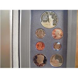 1986 US PRESTIGE PROOF SET STATUE OF LIBERTY ORIGINAL US MINT PACKAGING