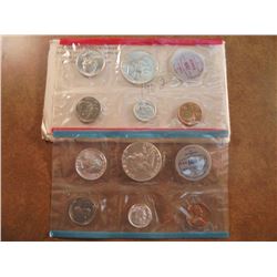 1963 SILVER US MINT SET (UNC) P/D (WITH ENVELOPE)