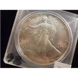 1986 AMERICAN SILVER EAGLE UNC