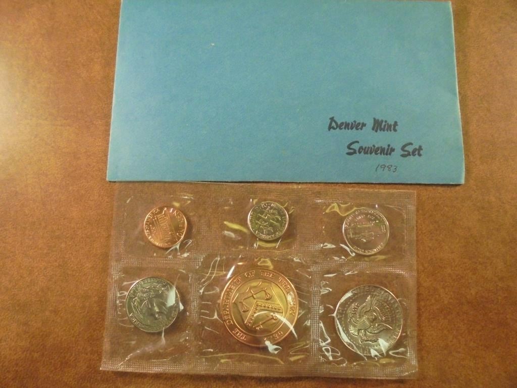 1983D DENVER MINT SOUVENIR SET ORIGINAL US MINT PACKAGING, ONLY SOLD