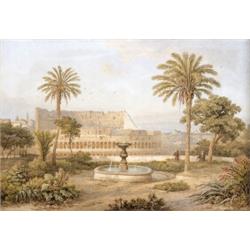 Müller, Rudolf (Basel, 1802 - Róma, 1885) Római táj, 1871…