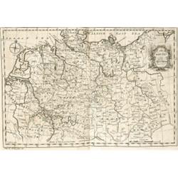 Gibson, J. jezéssel, 1800 körül  Észak - Németország térképe…