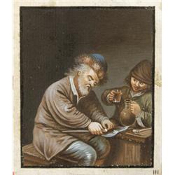 Német festo, 1800 körül  Borozgatók…