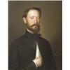 Image 1 : Pecz Henrik (Pest, 1812 - Pest, 1868) Fiatal hölgy és férfi képmása, 1862…