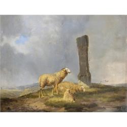 Richard, Ernst Heirich (Karlsruhe, 1809 - Karlsruhe, 1899) Birkák a legelon, 1859…