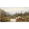Image 1 : Telepy Károly (Debrecen, 1828 - Budapest, 1906) Hegyvidéki táj…