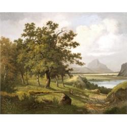 Hackensöllner (Hackensellner), Camillo (19. sz. második felében muködött) Tóparti tisztáson,1882…