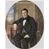 Image 1 : Lichtenstern Ede (Pest, 1840 -  ?) Elokelo úr portréja, 1858…