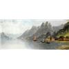 Image 1 : Voigt, L. jelzéssel 19. sz. vége  Északi fjord vitorlásokkal…