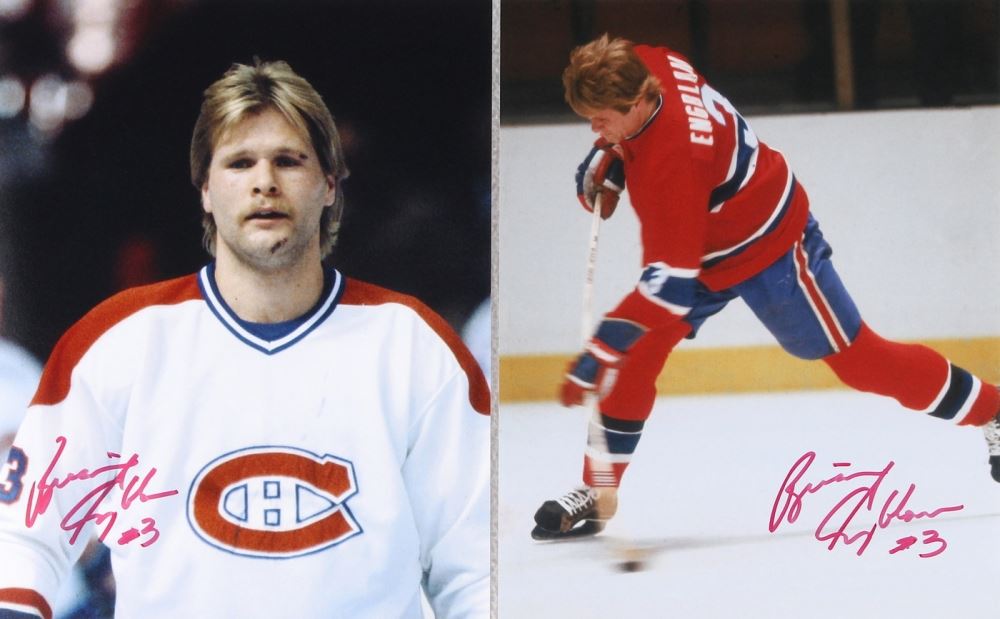 Lot of (2) Brian Engblom Signed Canadiens 8x10 Photos (PA LOA)