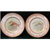 Image 1 : A pair of Royal Doulton cabinet plates painted with bream and sea...