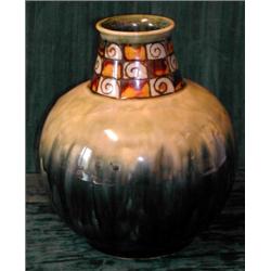 An attractive Royal Doulton Art Pottery bulbous vase, height 20.5cm....