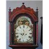 Image 1 : An early 19th century mahogany and inlaid eight day longcase clock...