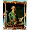 Image 1 : JOAQUIN INZA (Agreda, 1736 - Madrid, 1811)"Retrato de Carlos III con el toisón y la insignia de s...