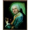 Image 1 : ESCUELA FRANCESA, S. XVIII"Retrato de violinista" Pastel/papel. 64 x 52,5 cms....