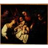 Image 1 : ATRIBUIDO A JOSÉ RISUEÑO ( Granada, 1665- 1732)."Bodas místicas de Sta. Catalina" Óleo/lienzo. 57...