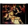Image 1 : ESCUELA TOLEDANA, H. 1535-40Entierro de Cristo con retratos de la Casa de Austria Oleo/tabla. 130...