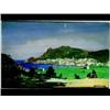 Image 1 : RAFAEL DURANCAMPS ( Sabadell, 1891-Barcelona, 1979)."Paisaje costero" Óleo/panel. 38,5 x 61 cms.F...