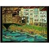 Image 1 : PEDRO SOBRADO ( Torrelavega, 1936 )."Vista del puerto de Ondarroa" Óleo/lienzo. 65 x 81 cms.Firma...
