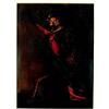 Image 1 : FRANCISCO MOLINA (Madrid, 1941- Sevilla, 1993)."Personaje" Óleo/papel. 52 x 38 cms.Firmado y fech...