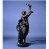 Image 1 : Jean-Baptiste Clèsinger (1814-1883)"Zíngara bailando"Bronce con patina marrón. Altura: 130 cms.Co...