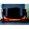 Image 1 : Cama Imperio en caoba y palma de caoba montada en bronce dorado.Atribuida a Jacob Frères.Trabajo...