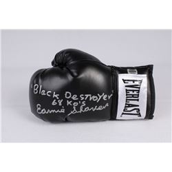 Earnie Shavers Signed Everlast Boxing Glove Inscribed "Black Destroyer" & "68 KO's" (Shavers Hologra