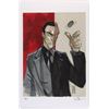 Image 1 : "Two-Face" Batman Villain Series Signed Limited Edition 11x17 Lithograph by Tom Hodges #13/20