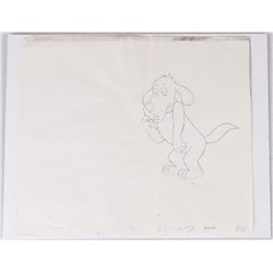 "Clifford the Big Red Dog" Original Animation Production Drawing (COA)