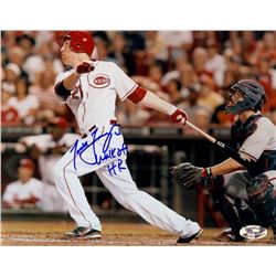Todd Frazier Signed Reds 8x10 Photo Inscribed "Walk Off HR" (Hollywood Collectibles COA)