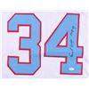 Image 2 : Earl Campbell Signed Oilers Jersey Inscribed "HOF 91" (JSA COA)