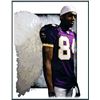 Image 1 : Randy Moss Vikings Limited Edition 11x14 Signed Art Print by Jeff Lang (Artist Proof #1/3)