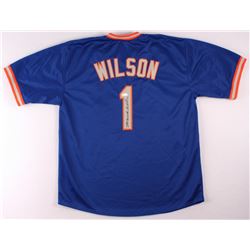 Mookie Wilson Signed Mets Jersey (JSA COA)