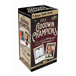 2013 Upper Deck Goodwin Champions Unopened Box with (12) Packs Including (5) Goodwin Champions Mini 